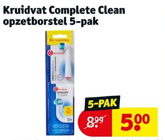 Kruidvat Complete clean opzetborstel 5-pak aanbieding