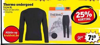 Kruidvat Thermo ondergoed aanbieding