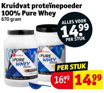 Proteinepoeder 100% pure whey 670 gram