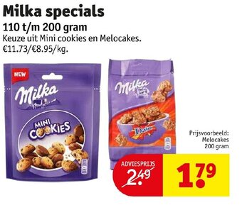 Kruidvat Milka specials 110 t/m 200 gram aanbieding