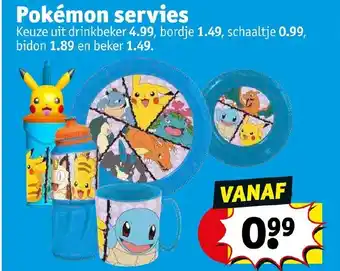 Kruidvat Pokemon services aanbieding