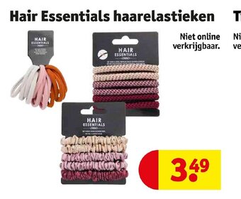 Kruidvat Hair essentials haarelastieken aanbieding