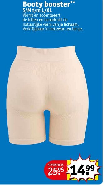 Kruidvat Booty booster S/M t/m L/XL aanbieding