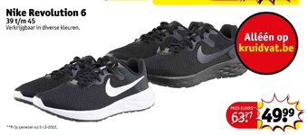 Kruidvat Nike revolution 6 39 t/m 45 aanbieding
