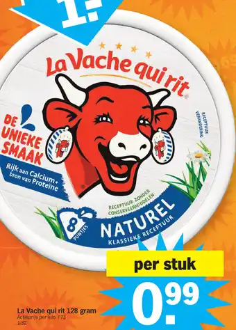 Albert Heijn La Vache qui rit 128 gram per stuk aanbieding