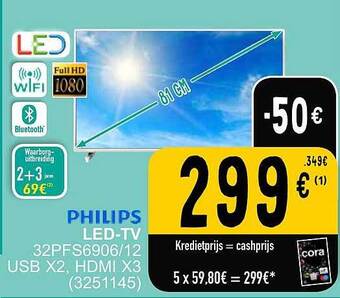 Cora Philips ledtv aanbieding