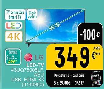 Cora Lg ledtv aanbieding