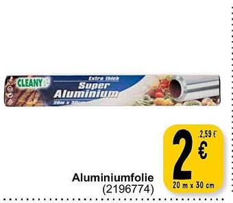 Cora Aluminiumfolie aanbieding