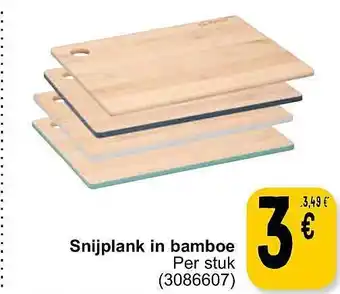 Cora Snijplank in bamboe aanbieding