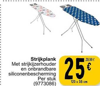 Cora Strijkplank aanbieding