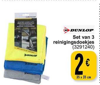 Cora Dunlop set van 3 reinigingsdoekjes aanbieding