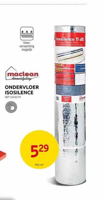 Brico Ondervloer isosilence aanbieding