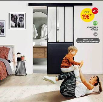 Schuifdeur atelier