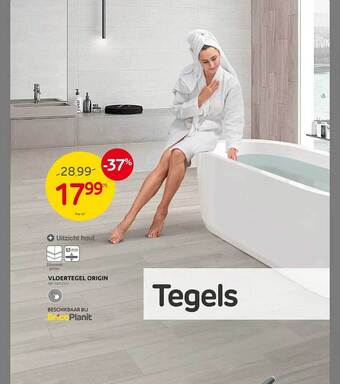 Brico Vloertegel origin aanbieding