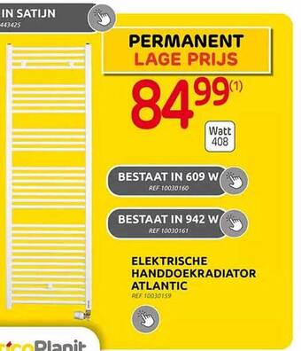 Brico Elektrische handdoekradiator atlantic aanbieding