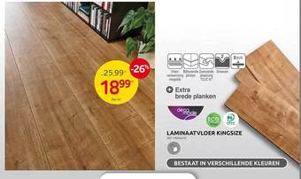 Brico Laminaatvloer kingsize aanbieding
