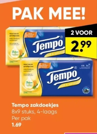 Tempo zakdoekjes