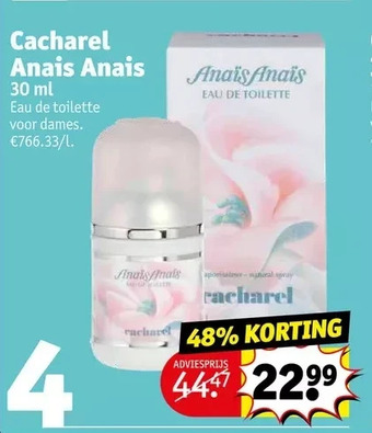Kruidvat Cacharel anais anais 30 ml aanbieding