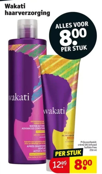 Kruidvat Wakati haarverzorging aanbieding