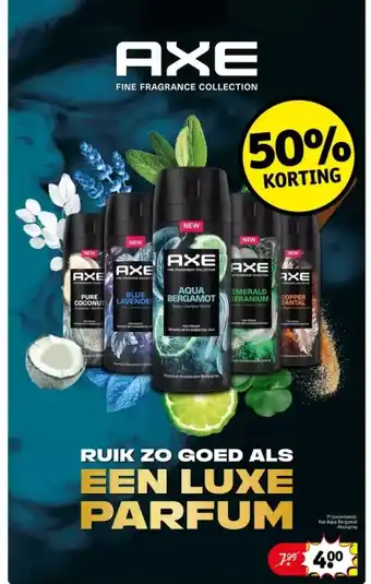 Kruidvat Axe fine fragrance coollection aanbieding