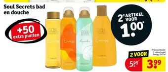 Kruidvat Soul secrets bad en douche aanbieding