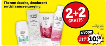 Kruidvat Therme douche, deodorant en lichaamsverzorging aanbieding