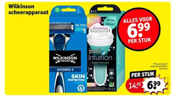 Kruidvat Wilkinson scheerapparaat aanbieding