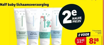 Kruidvat Naif baby lichaamsverzorging aanbieding