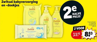 Kruidvat Zwitsal babyverzorging | en-doekjes aanbieding