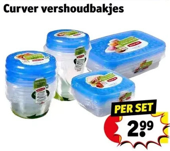 Kruidvat Curver vershoudbakjes aanbieding