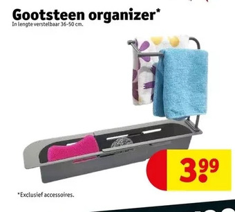 Gootsteen organizer