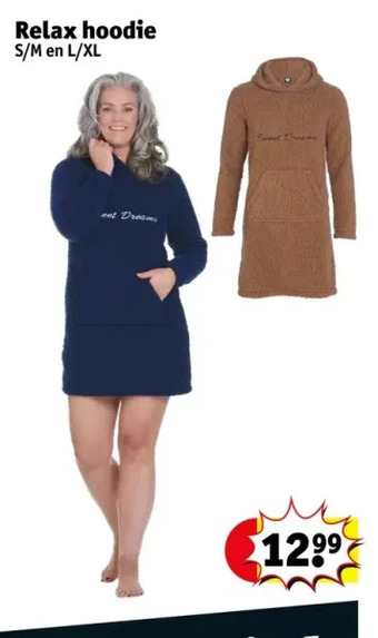 Kruidvat Relax hoodie aanbieding