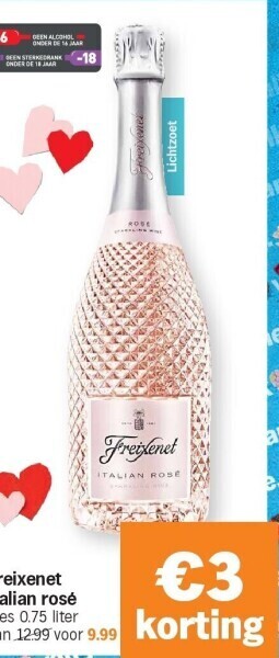 Albert Heijn Freixenet italian rosé aanbieding