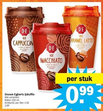 Albert Heijn Douwe egberts ijskoffie aanbieding