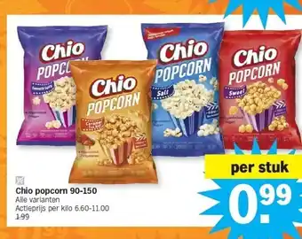 Albert Heijn Chio popcorn 90-150 aanbieding