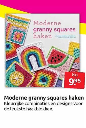 Boekenvoordeel Moderne granny squares haken aanbieding