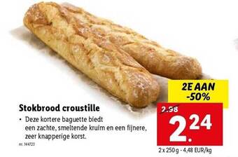 Lidl Stokbrood croustille aanbieding