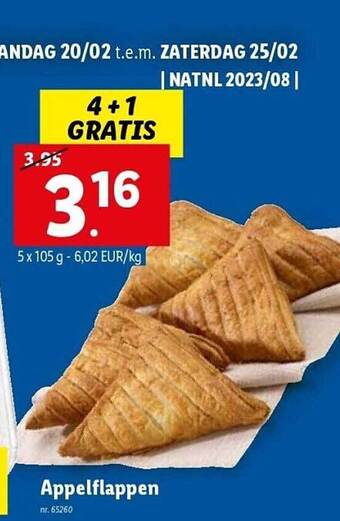 Lidl Appelflappen aanbieding