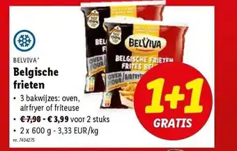 Lidl Belviva belgische frieten aanbieding