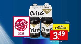 Lidl Crius speciaalbier aanbieding
