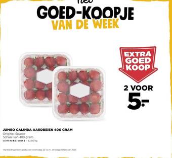 Jumbo calinda aardbeien