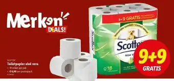Lidl Scottex toiletpapier aloё vera aanbieding