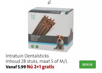 Intratuin Intratuin dentalsticks aanbieding