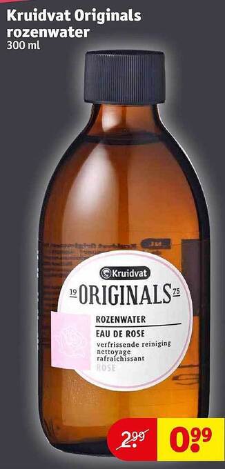 Kruidvat Kruidvat originals rozenwater aanbieding