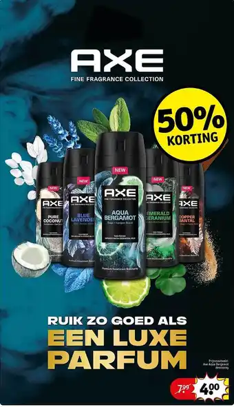 Kruidvat Axe parfum aanbieding