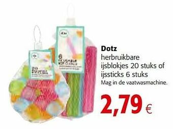 Dotz herbruikbare ijsblokjes 20 stuks of ijssticks 6 stuks