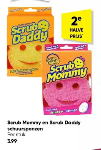 Scrub Mommy en Scrub Daddy Schuursponzen Per stuk