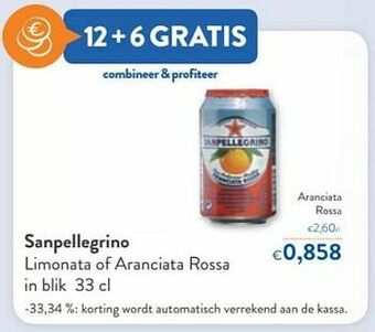 Sanpellegrino aranciata rossa