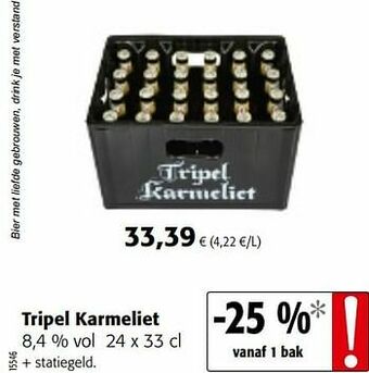 Colruyt Tripel karmeliet aanbieding