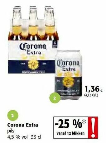 Colruyt Corona extra pils aanbieding